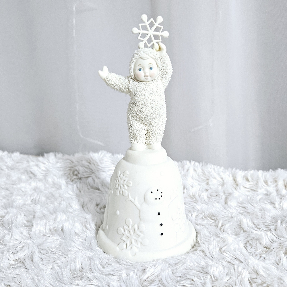 Department 56 - Snowbabies "Snowbell" Porcelain Figurine Bell 2002
